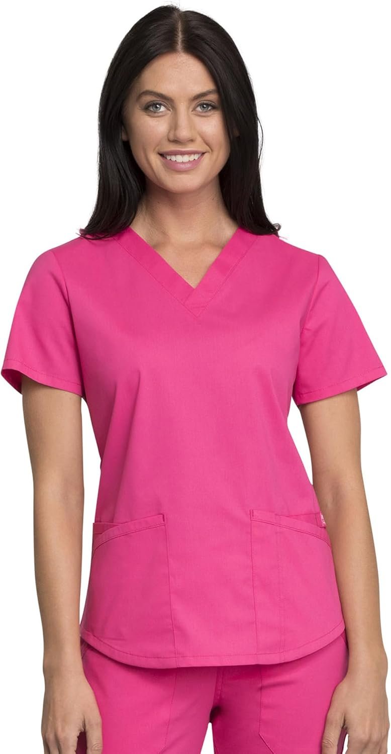 Scrubs for Women Workwear Professionals V-Neck Top, Soft Stretch – WW665