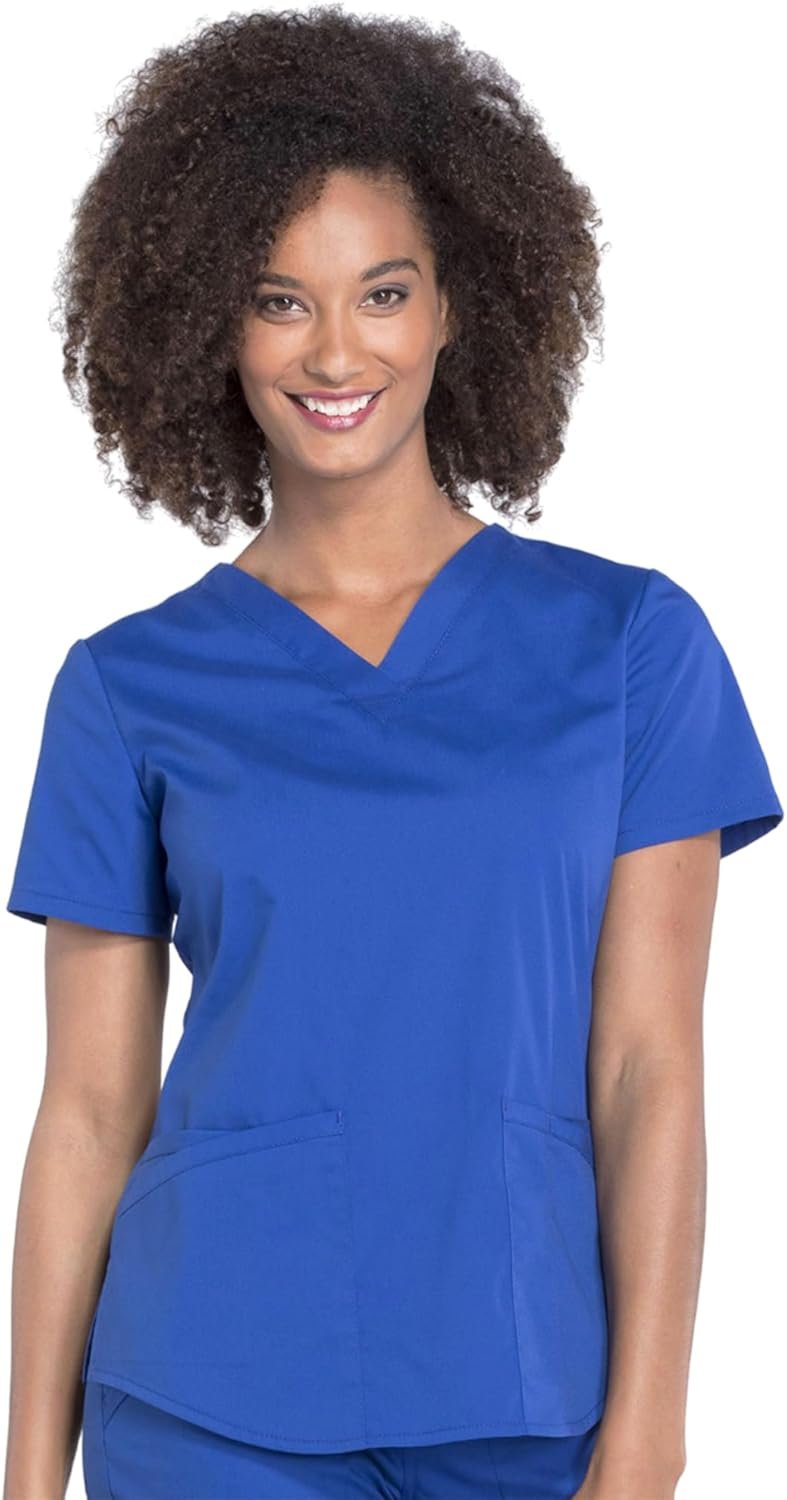 Scrubs for Women Workwear Professionals V-Neck Top, Soft Stretch – WW665