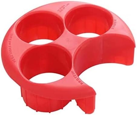 Portion Control Plate, Portable Meal Measure Control Portion Plates,3 Section Compartment Divided Plates Bariatric Plate,Food Portion Control Containers Diet Tools for Adults