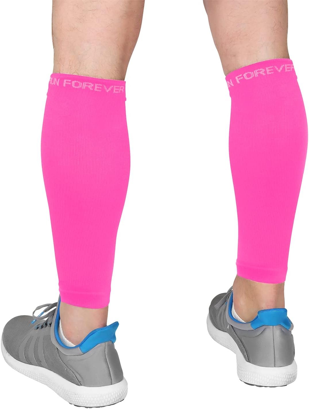 Run Forever Calf Compression Sleeves for Men and Women – Leg Compression Sleeve – Footless Compression Socks for runners