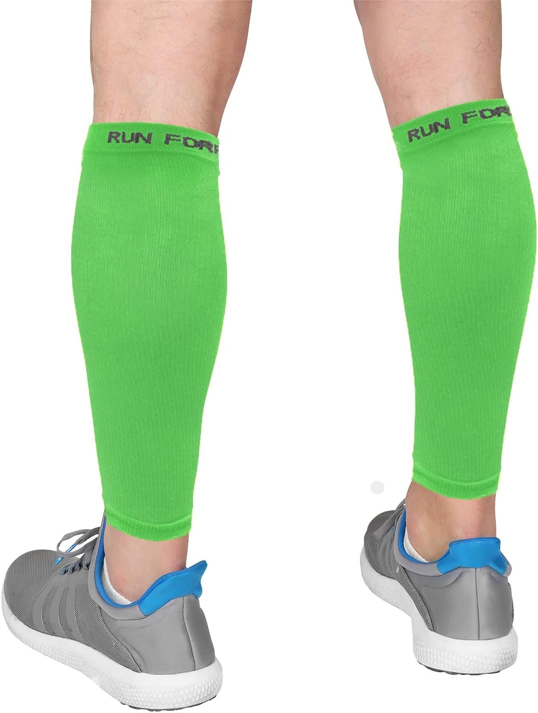 Run Forever Calf Compression Sleeves for Men and Women – Leg Compression Sleeve – Footless Compression Socks for runners