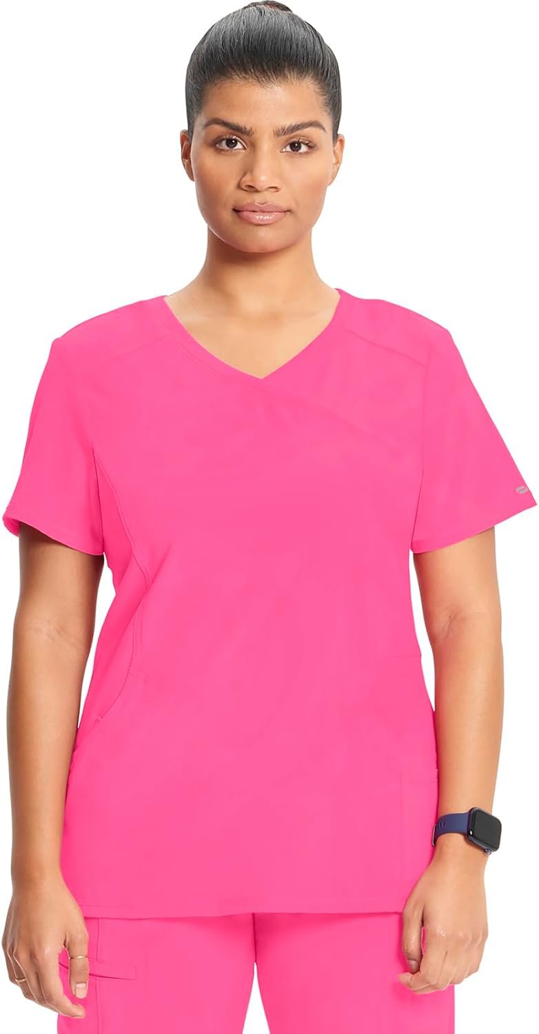 Infinity Cherokee Women Nurse Scrubs Top Mock Wrap 2625A