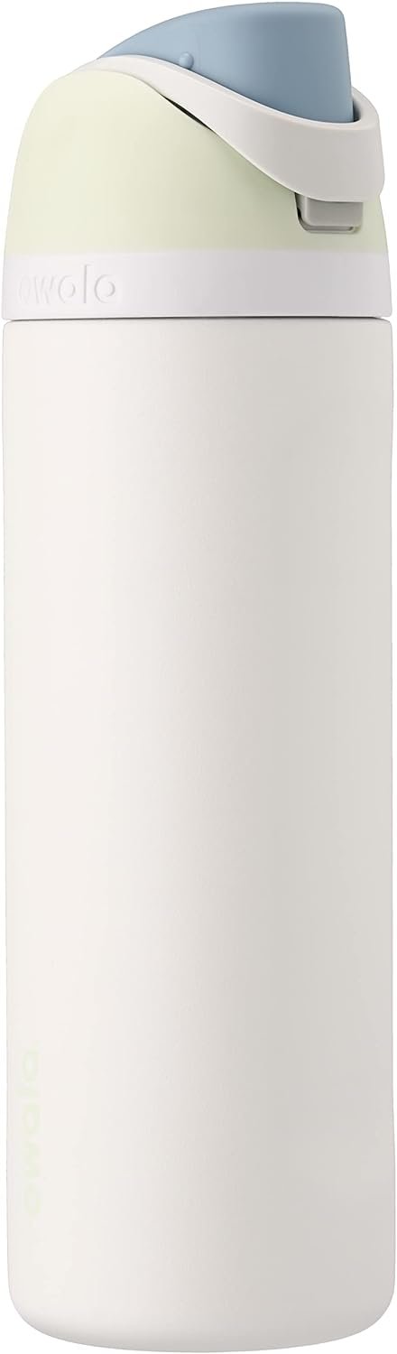 Owala FreeSip Insulated Stainless Steel Water Bottle with Straw for Sports, Travel, and School BPA-Free Sports Water Bottle, 32 oz, Iced Breeze