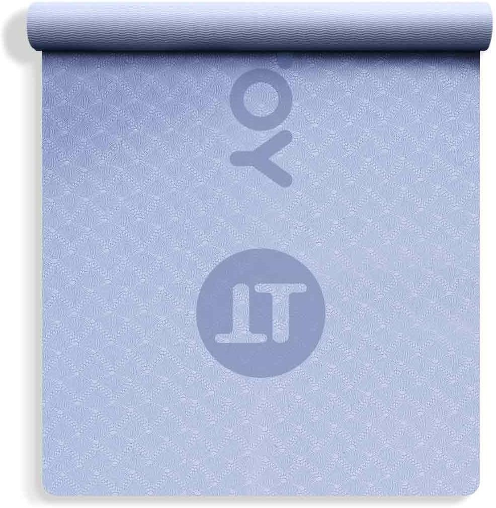 YOTTOY Yoga Mat, 72″x 32″x1/3″ Extra Wide Non-Slip Exercise Fitness Yoga Mats,Eco-Friendly TPE Exercise Mats for Women Men Home Workout with Strap Bag