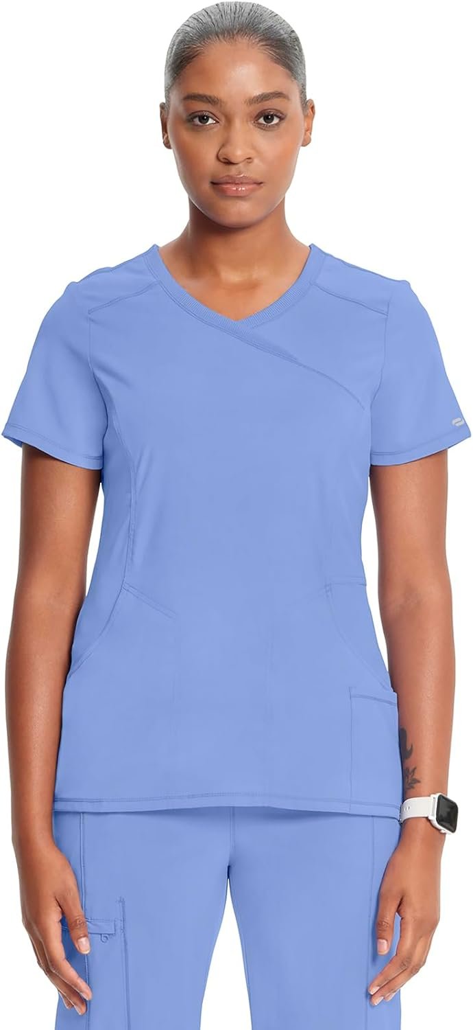 Infinity Cherokee Women Nurse Scrubs Top Mock Wrap 2625A