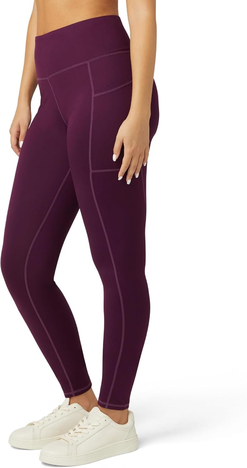 No Nonsense Leggings for Women with Tummy Control and Pockets, Athletic High Waist Yoga Pants