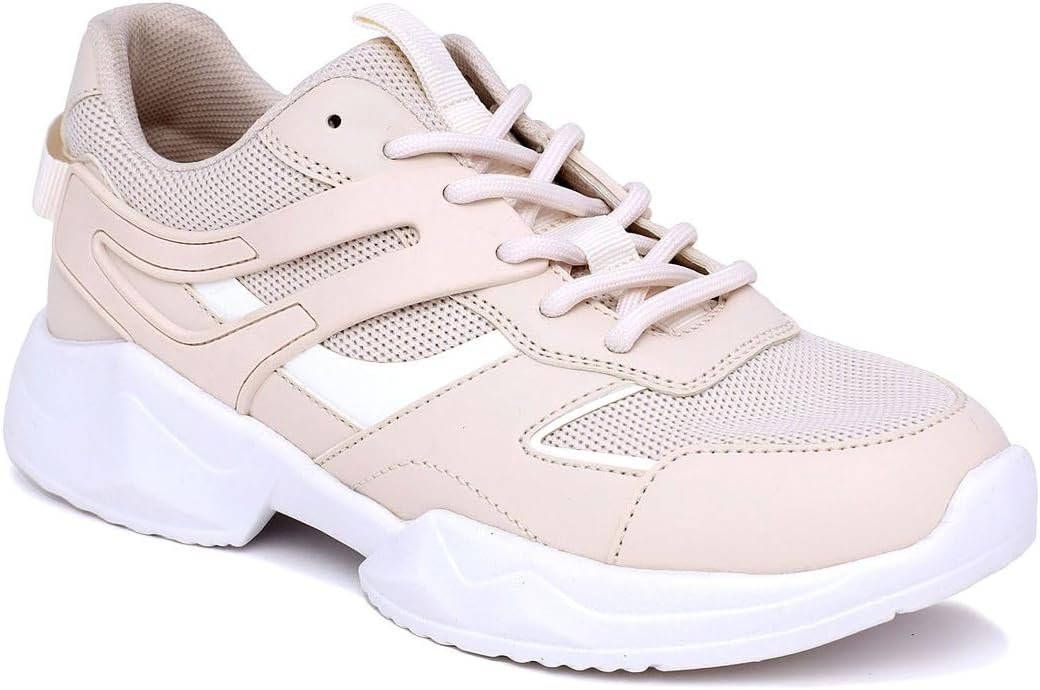 Nautica Women’s Fashion Sneaker Lace-Up Jogger Running Shoe Casual Walking Tennis Sneaker