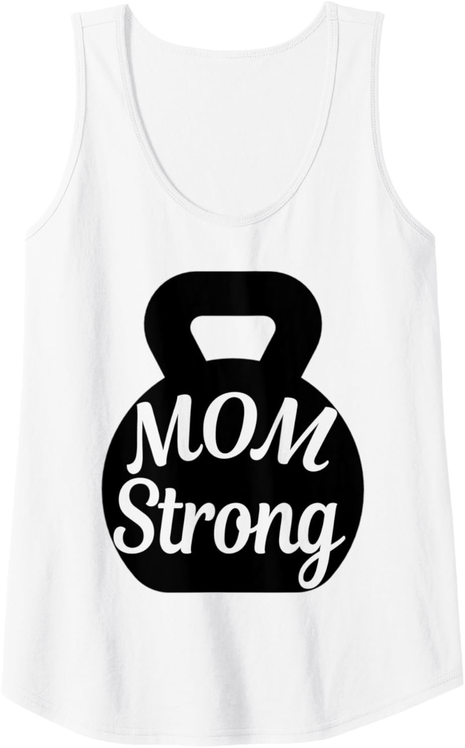 Womens Mother’s day Workout kettlebell mom strong Tank Top