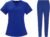 Scrubs for Women Set Stretch Fit Scrub Top & Jogger V-Neck 2025 Pants Medical Nurse Uniforms Set Multi Pocket