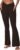 Sunzel Flare Leggings for Women with Pockets, Crossover Yoga Pants with Tummy Control, High Waisted and Wide Leg