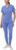 Adar Pro Flawless Plus Scrub Set for Women – Elevated V-Neck Top & Jogger Scrub Pants