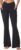 Sunzel Flare Leggings for Women with Pockets, Crossover Yoga Pants with Tummy Control, High Waisted and Wide Leg