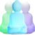 ETHORY Mindfulness Breathing Yoga 4-7-8 Guided Visual Meditation Breathing Light Rechargeable Relaxation Christmas Gifts Halloween Gifts