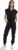 Scrub for Women Set – Stretch Scrub Top & Jogger Pants Mandarin Collar Anti-Wrinkle Scrub Suit Medical Uniform