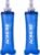 TRIWONDER TPU Soft Folding Water Bottles BPA-Free Collapsible Flask for Hydration Pack – Ideal for Running Hiking Cycling Climbing (250ml/8.45oz – Pack of 2)