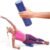 Recovery Foam Roller – High Density Travel Foam Roller for Muscle Massage and Deep Tissue Relief – Compact and Portable for Exercise, Travel, and Fitness – 12″x4″, Purple
