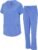 Natural Uniforms Womens 11 Pocket Cool Stretch Cargo Scrub Set with Regular and Petite Sizes