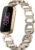 Chofit Metal Replacement Bands Compatible with Fitbit Luxe, Adjustable Links Stainless Steel Accessories Wristband Bracelet Strap for Fitbit Luxe Tracker Women Men