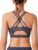 Sports Bras for Women,Padded Sports Bra Tank Top Sexy Crisscross Back High Impact Longline Workout Yoga Bra