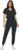 MONARCH UNIFORMS Slim Fit Stretchy Scrubs Women’s Jogger Scrub Set Slim Jogger Scrubs with Tuck-In Top for Women