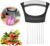 2025 New Onion Holder for Slicing, Stainless Steel Onion Slice Holder Lemon Slicer Vegetable Cutter, Kitchen Gadgets Chopper Slicing Assistant Tool for Meat, Onion, Potato, Tomato (1 Pcs)