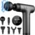 Massage Gun, Massage Gun Deep Tissue, Handheld Back Massager for Athletes, Percussion Muscle Massager with 6 Attachments & 30 Speed (Grey)