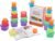 CALIDAKA 14pcs 21 Day Portion Control Containers, Color & Icon Coded Meal Prep Kit for Weight Loss & Diet