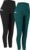 Fengbay 2 Pack High Waist Yoga Pants, Pocket Yoga Pants Tummy Control Workout Running 4 Way Stretch Yoga Leggings