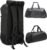 40L Travel Duffle Bag, 4-in-1 Large Gym Bag with Shoe & Wet Clothes and Laptop Compartments, Black