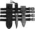 Dive Knife – Scuba Diving Knife with holster, 2 Types Sheath 2 Pairs Thigh Leg Straps, Black Premium Divers Knives Shears for Outdoor Spearfishing, Snorkeling