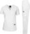 Dagacci Scrubs Medical Uniform Women and Man Scrubs Set Medical Scrubs Top and Pants