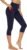 Stelle Women’s Capri Yoga Pants with Pockets Essential High Waisted Legging for Workout