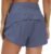 THE GYM PEOPLE Womens High Waisted Running Shorts Quick Dry Athletic Workout Shorts with Mesh Liner Zipper Pockets