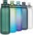 Opard 30oz/32oz Sports Water Bottle with Leak Proof Flip Top Lid BPA Free Tritan Reusable Plastic for Gym and Outdoor, Travel Water Bottle with Straw
