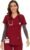 COZYFIT Scrub Tops for Woman – Soft Stretch, V-Neck Top Scrubs with 3 Pockets, Easy Care for Women