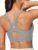 IUGA High Impact Sports Bras for Women High Support Racerback Sports Bra with Sewn-in Pads Adjustable Straps