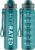 Water Bottle with Straw, 32oz Motivational Water Bottles with Time Marker to Drink, Tritan BPA Free, 1L Sports Water Bottle with Carry Strap LeakProof for Women Gym Fitness Outdoor (1 Pack)