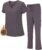 M&M SCRUBS Women’s Breathable Cool Stretch Fabric Scrub Top and cargo Pant Set