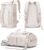 MIYCOO Gym Bag with Shoes Compartment and Wet Pocket – Sports Duffle for Men and Women, Travel Backpack Weekender Overnight Bag Beige