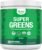 Super Greens Daily Greens Superfood Powder – Certified USDA Organic Green Powder w/20+ Whole Foods, Spirulina Powder, Wheat & Barley Grass – Probiotics, Fiber & Enzymes – Original Flavour, 30 Servings