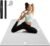CAMBIVO Large Yoga Mat (6’x 4′), Extra Wide Workout Mat for Men and Women, Yoga Mat Thick 1/3 &1/4 Exercise Mats for Home Workout, Yoga, Pilates (Black,1/4 inch)