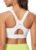 IUGA High Impact Sports Bras for Women High Support Racerback Sports Bra with Sewn-in Pads Adjustable Straps