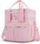 TOURIT Insulated Lunch Box Bag, Double Deck Leakproof Cooler Tote for Work Office Picnic, Expandable Lunch Container, Pink