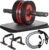 Ab Rollers Wheel Kit, Exercise Wheel Core Strength Training Abdominal Roller Set with Push Up Bars, Resistance Bands, Knee Mat Home Gym Fitness Equipment for Abs Workout