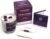 Crown Chakra Meditation Candle with Healing Crystals and Amethyst Bracelet Lavender Candles for Home Relaxing Candles for Women Stress Relief Spiritual Meditation Gifts for Women Men