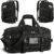 ETRONIK Gym Bags for Men Women, Tactical Duffle Bag Backpack with Shoe Compartment, 3 in 1 Carry on Travel Backpack with Wet Pocket, Weekender Overnight Range Bag for Workout Football Gym, Black