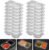 20 Set Reusable Snack Containers, 2-Compartment Dipping Containers with Lid for Refrigeration, Portion Control, Outdoor Takeaway Sauce Dip Case