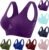 Breathable Anti-Sagging Sports Bra for Women Plus Size Wireless Bras with Cooling Lift-Up Air Tech Mesh High Support