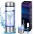 2025 New Hydrogen Water Generator Bottles, Portable Hydrogenated Water Bottle with SPE PEM Technology, 420ml Hydrogen Water Bottle Generator, Rechargeable Ionizer Machine for Home, Office, and Travel