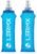 LERMX Quick Grip Chill 17 oz / 500ml TPU soft Flask Water Bottle Hydration Pack BPA-Free Running Flask for Hydration Pack, for Running Hiking Cycling Climbing-2PCS